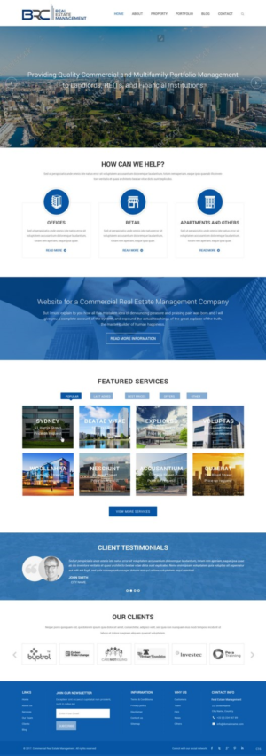 Web Design by pb for Beaufort Rentals, LLC | Design: #14441591
