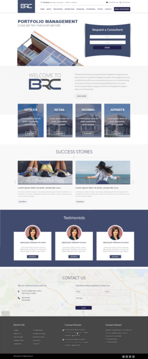 Web Design by quachystuff for Beaufort Rentals, LLC | Design: #14533447