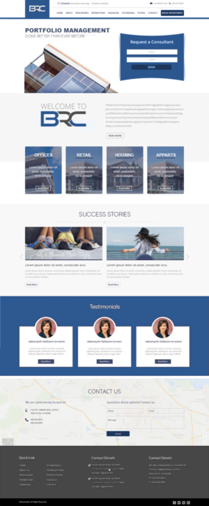 Web Design by quachystuff for Beaufort Rentals, LLC | Design: #14533466