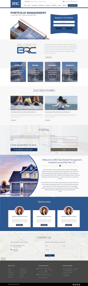 Web Design by quachystuff for Beaufort Rentals, LLC | Design: #14533470