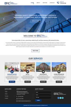 Commercial and Multifamily informational website | Web Design by Creative Design