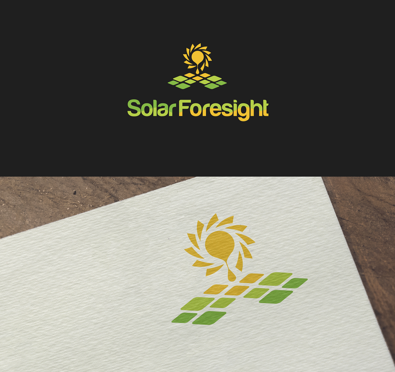 Logo Design by Pixel Desert for Solar Foresight | Design #14488565