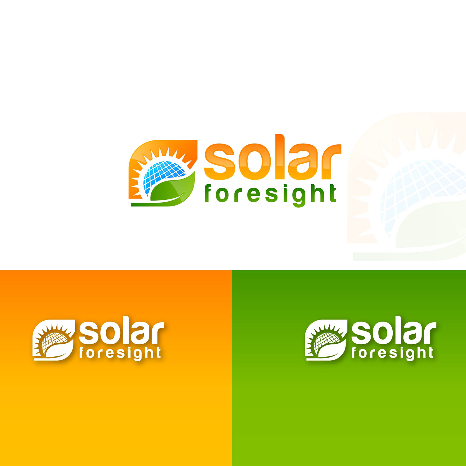 Logo Design by Next Screen Infotech for Solar Foresight | Design #14426894