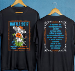 Funny T Shirt for Conglomerate of 2 Companies | T-shirt Design by 99.degree