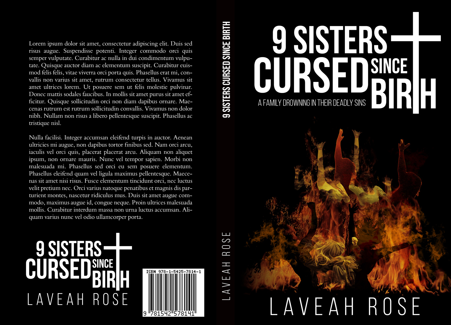 Book Cover Design by Estratosphera for 9 Sisters CURSED Since Birth | Design #14495850