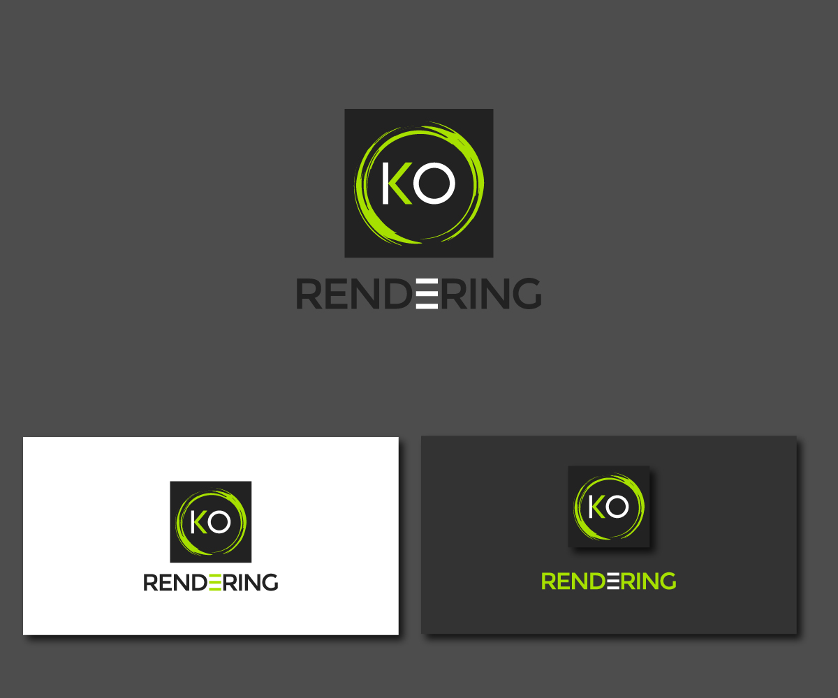 Logo Design by Athanasia for KO RENDERING | Design #14512866