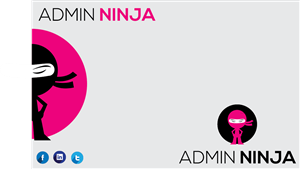 Business Card Design by ANILMJN for Admin Ninja | Design #2521610