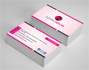 Business Card Design by INDIAN_Ashok for Admin Ninja | Design: #2523426