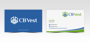 Business Card for CB Vest - A cannabis publication for executives. | Visitenkarten-Design von Pointless Pixels India