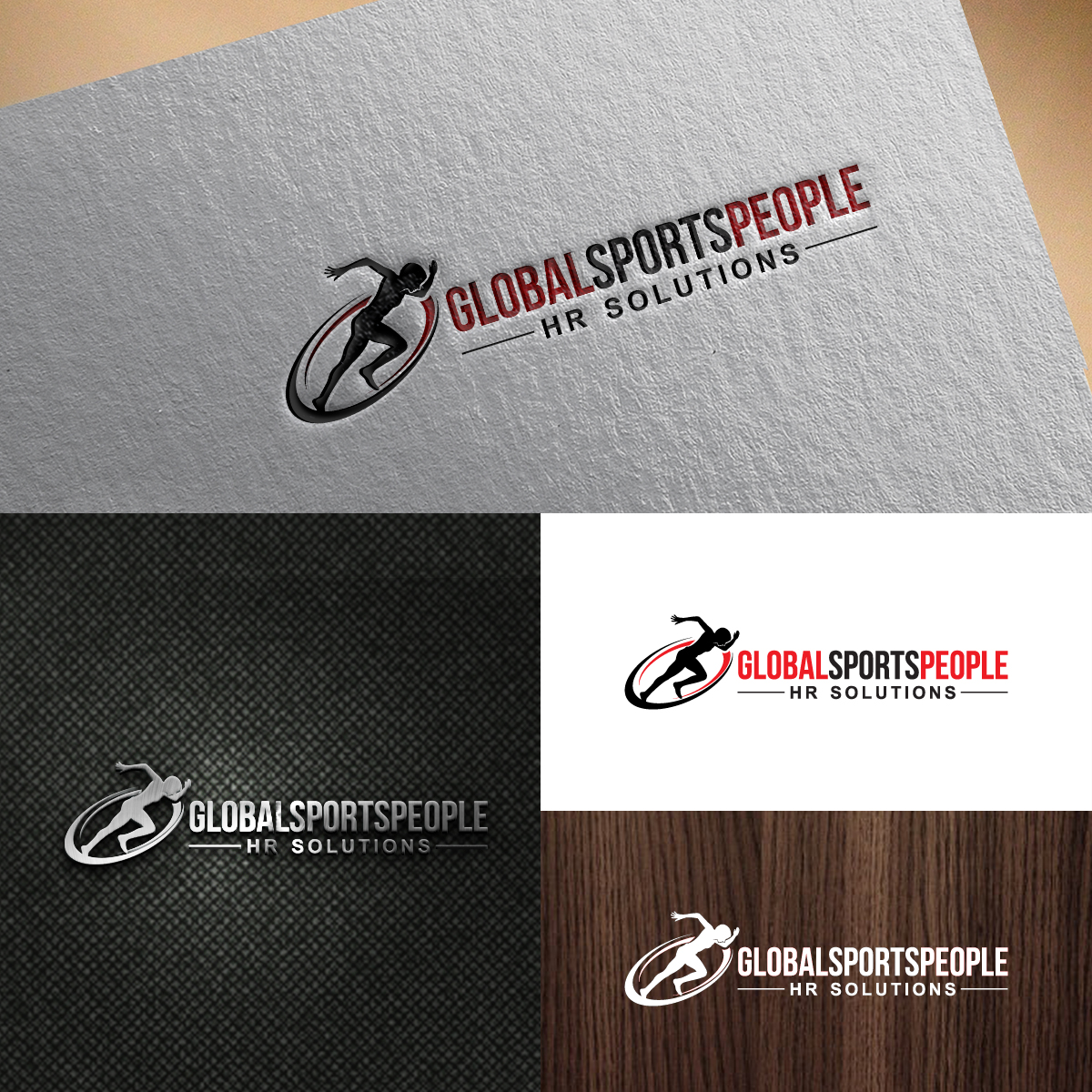 Logo Design by webeezine for GlobalSportsJobs | Design #14565059