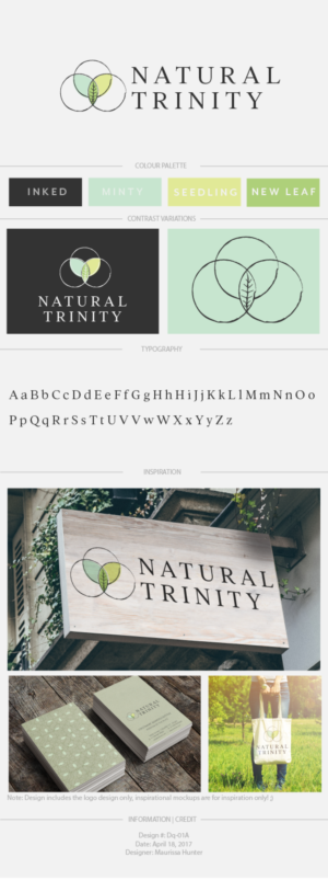 Logo Design by Maurissahunter for Natural Trinity | Design: #14497084