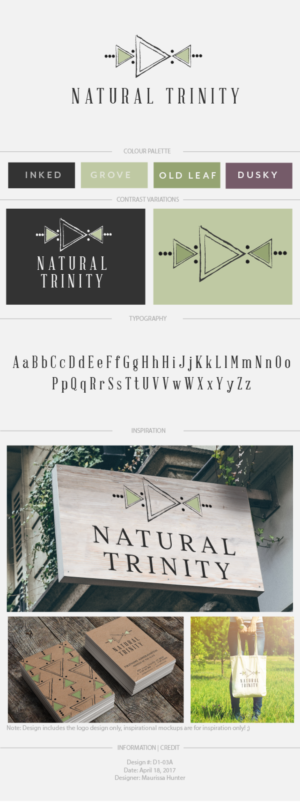 Logo Design by Maurissahunter for Natural Trinity | Design #14497197