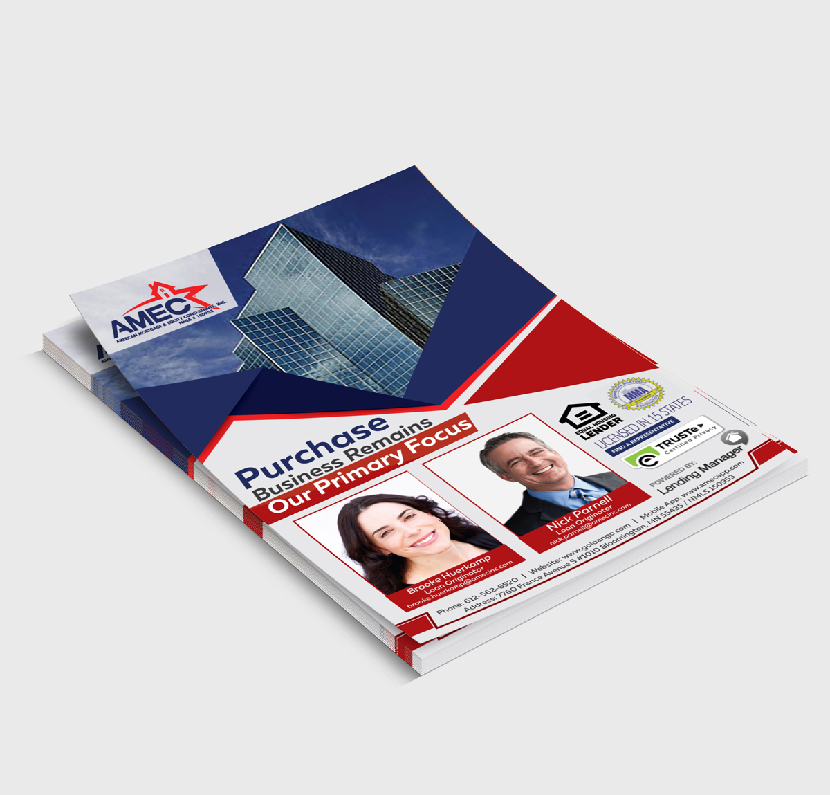 Flyer Design by Impressive Sol for AMEC Mortgage | Design #14439117