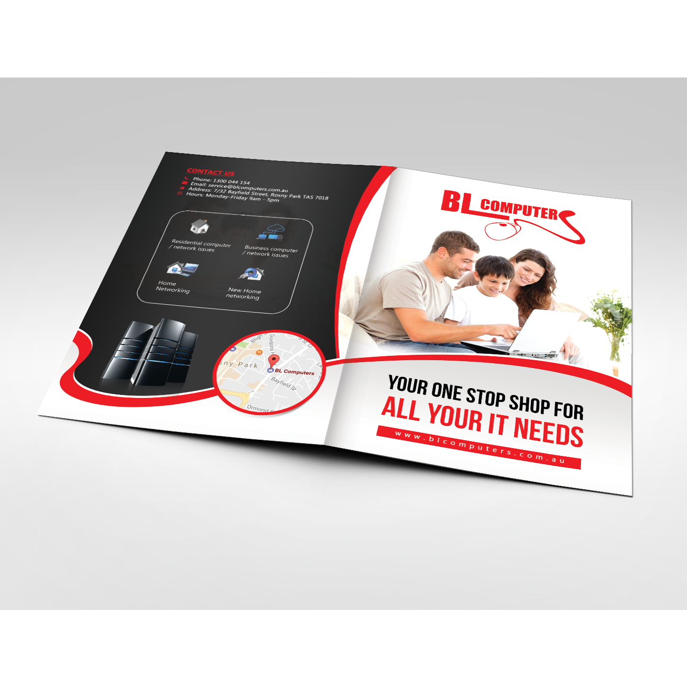 Diseño de Brochure por debdesign para BL Computers | Diseño #14440967