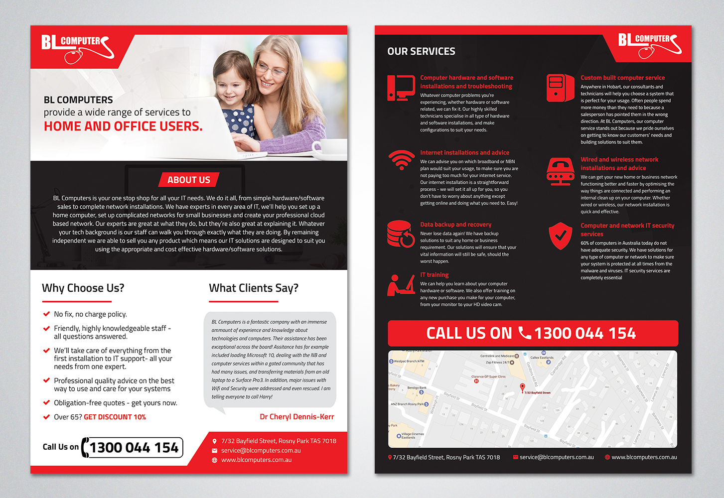 Design de Brochure par sun_design pour BL Computers | Design #14536063