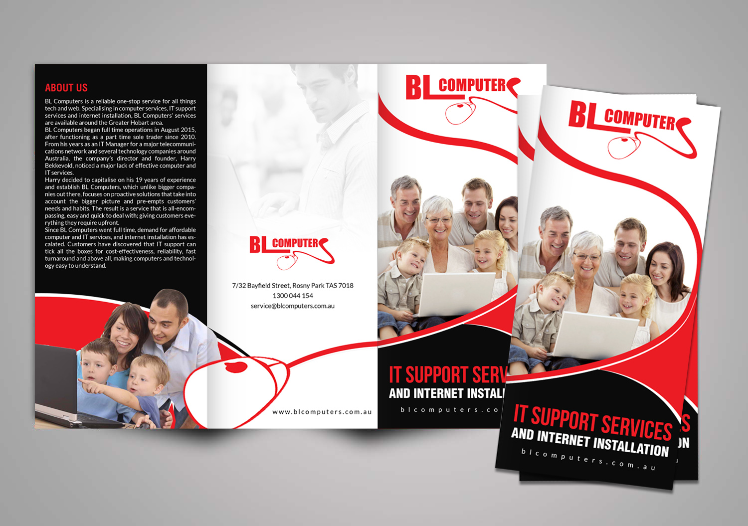 Brochure Design by creative.bugs for BL Computers | Design #14422447