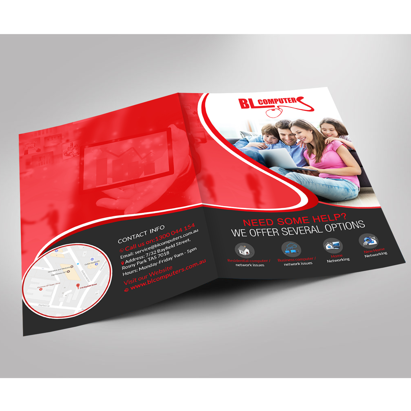 Brochure Design by creative.bugs for BL Computers | Design #14440317