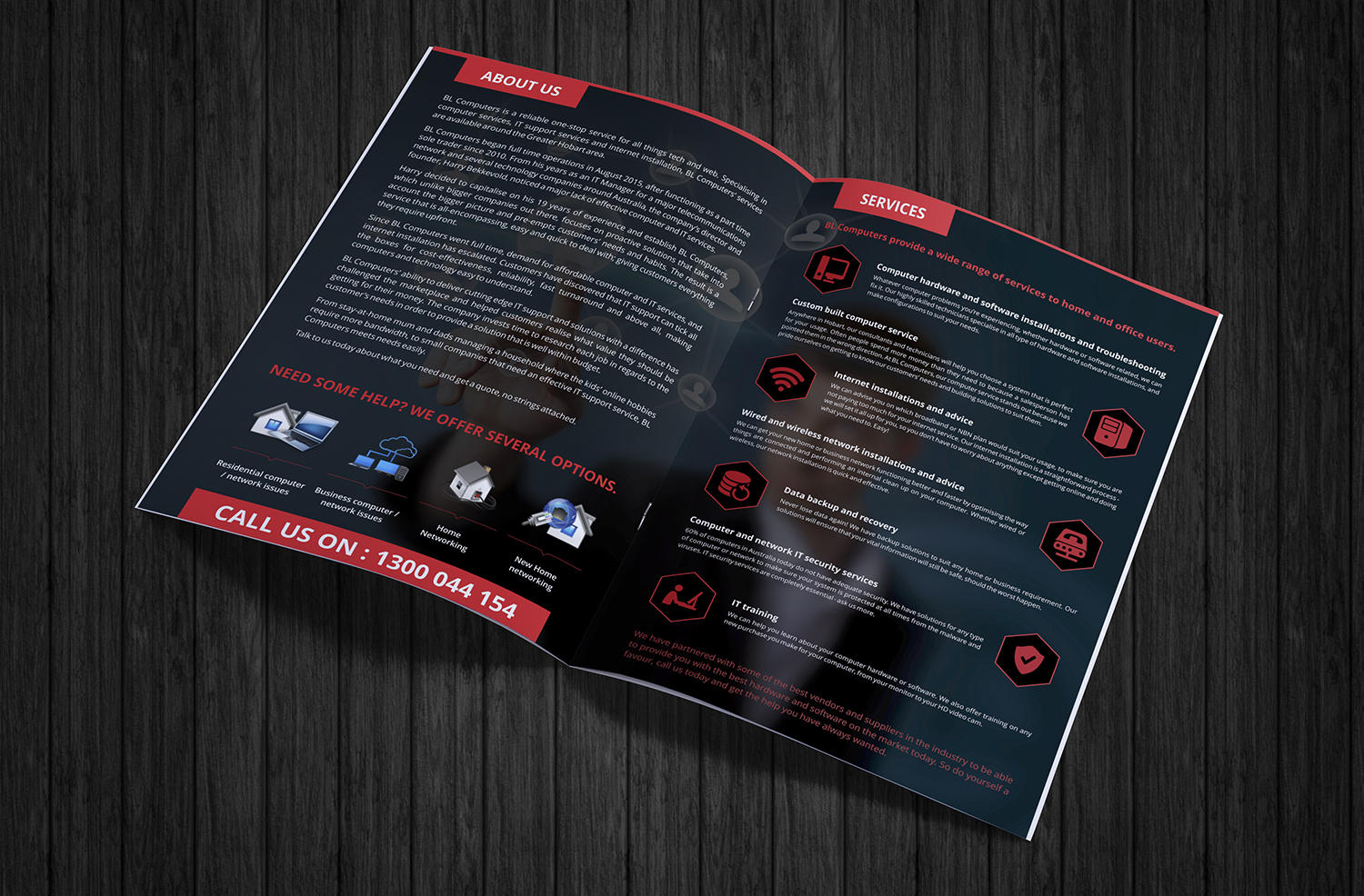 Design de Brochure par ecorokerz pour BL Computers | Design #14484883