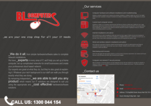 Design de Brochure par arch.gallodavide pour BL Computers | Design #14506119