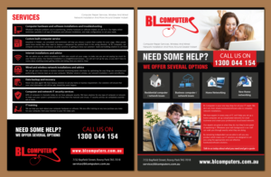 Brochure Design by meet007 for BL Computers | Design: #14471707