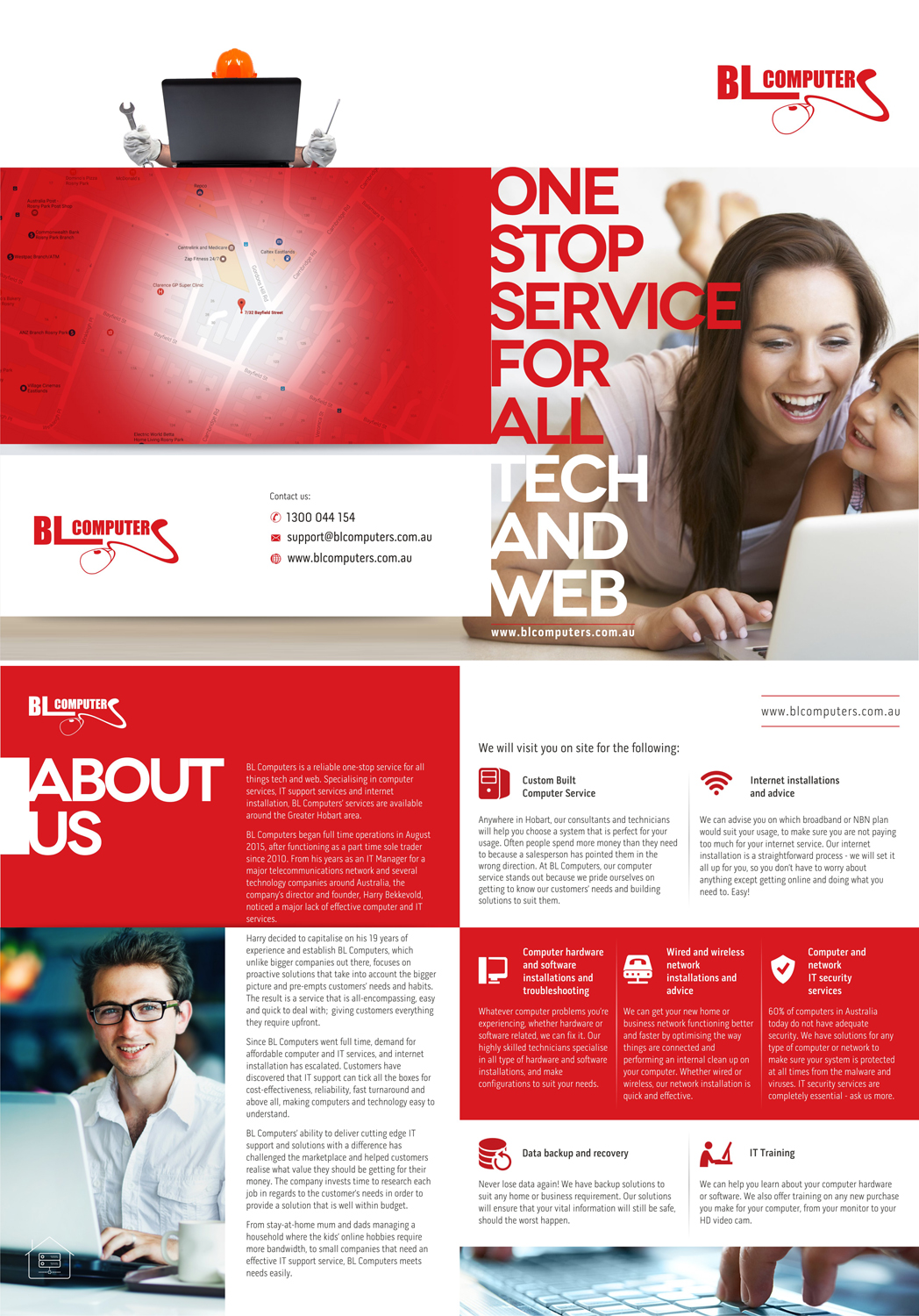 Brochure Design by Marketing Wings for BL Computers | Design #14491661