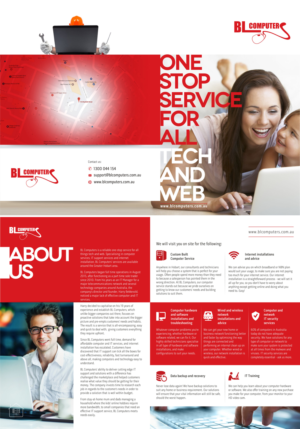 Brochure Design by Marketing Wings for BL Computers | Design: #14491661