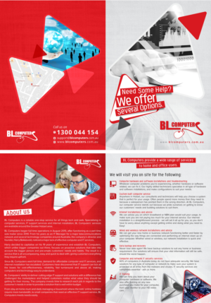 Brochure Design by Marketing Wings for BL Computers | Design: #14491664