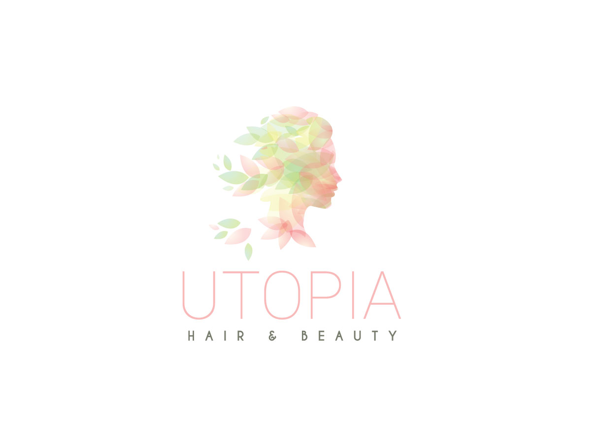 Logo Design by kimdesigner ( Brilliant Webdesign ) for Utopia Hair & Beauty | Design: #14474869
