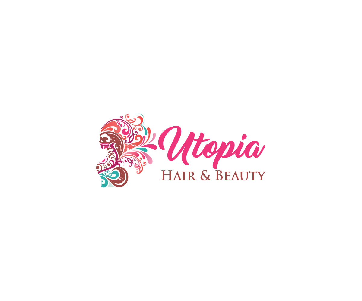 Logo Design by joliau for Utopia Hair & Beauty | Design #14464425