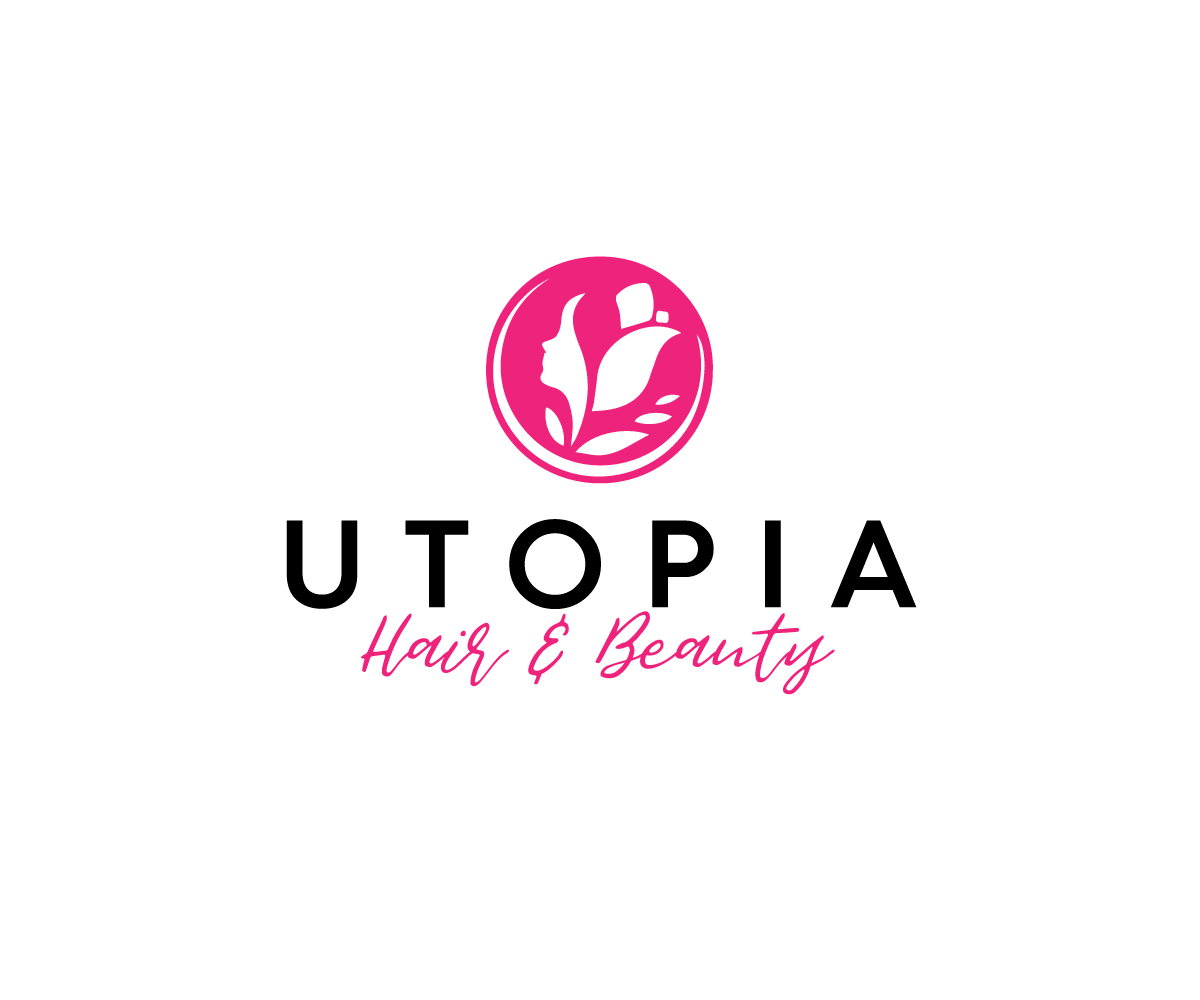 Logo Design by isabel paoli for Utopia Hair & Beauty | Design #14449751