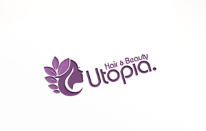 Logo Design by abstraxt for Utopia Hair & Beauty | Design: #14451489