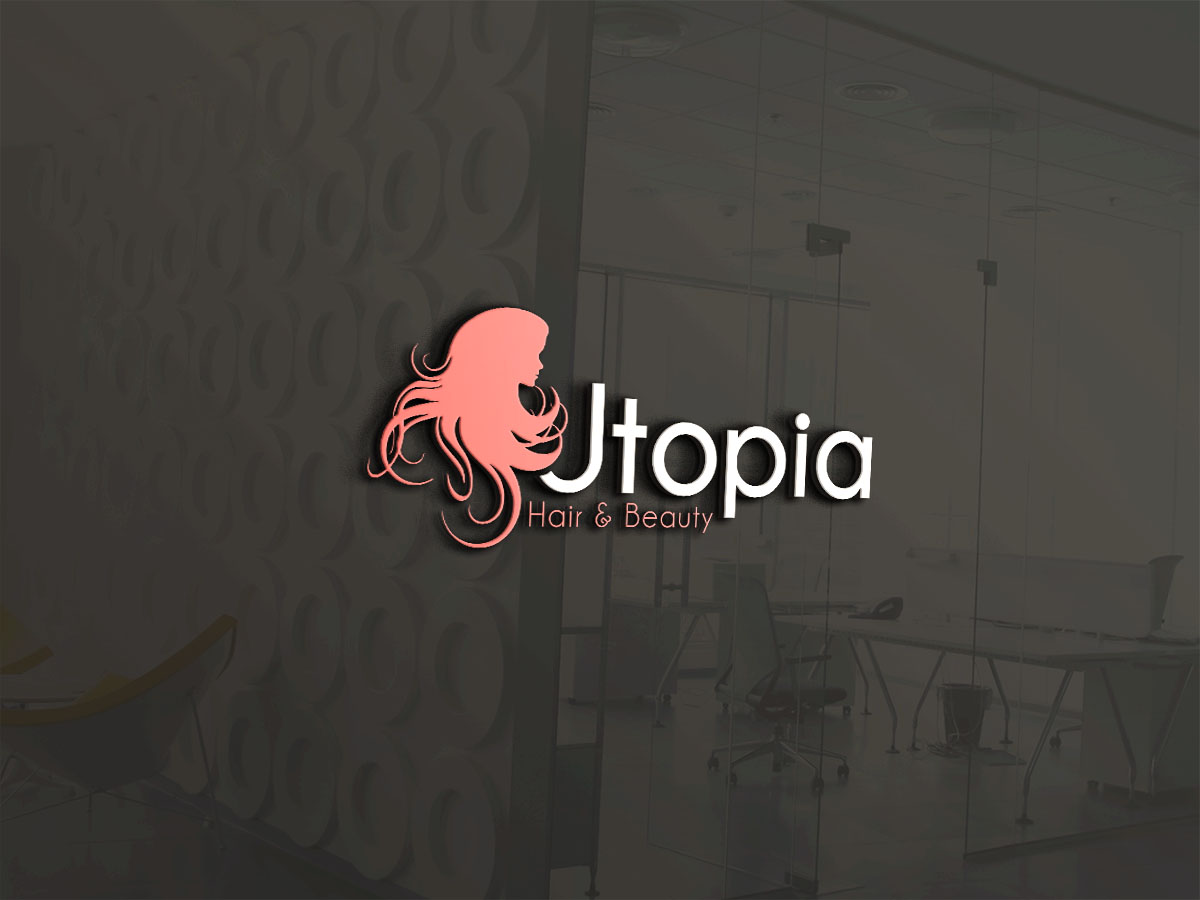 Logo Design by abstraxt for Utopia Hair & Beauty | Design #14451491