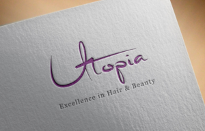 Logo Design by Cutee Design for Utopia Hair & Beauty | Design: #14456791