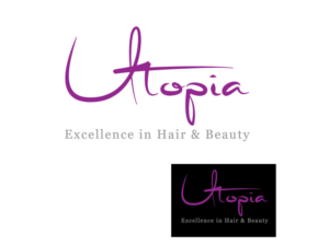Logo Design by Cutee Design for Utopia Hair & Beauty | Design: #14456793