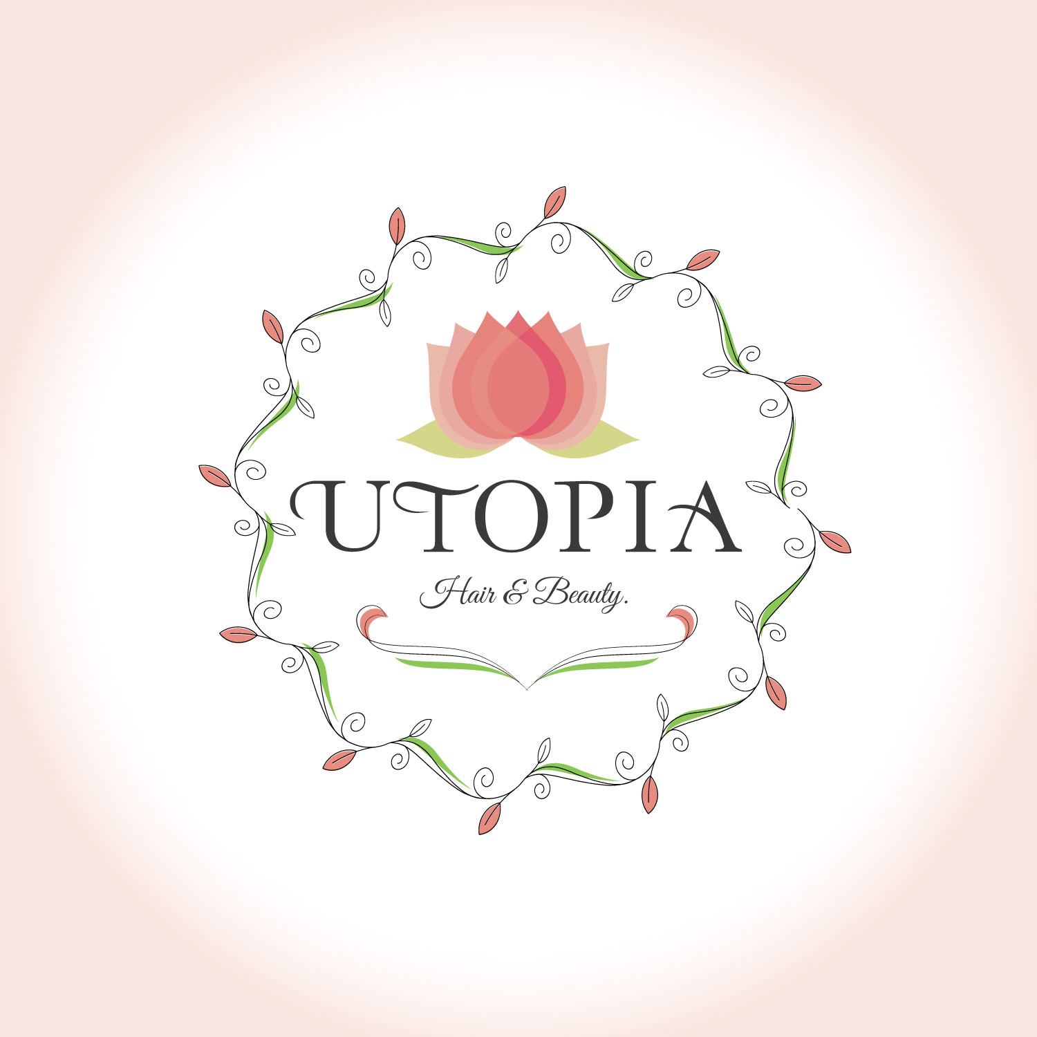 Logo Design by concepts for Utopia Hair & Beauty | Design #14710985