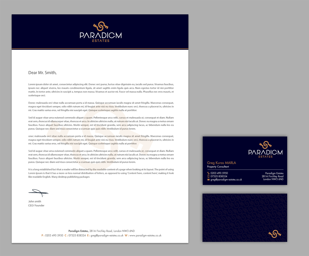 Stationery Design by chandrayaan.creative for Plasso | Design #14449212