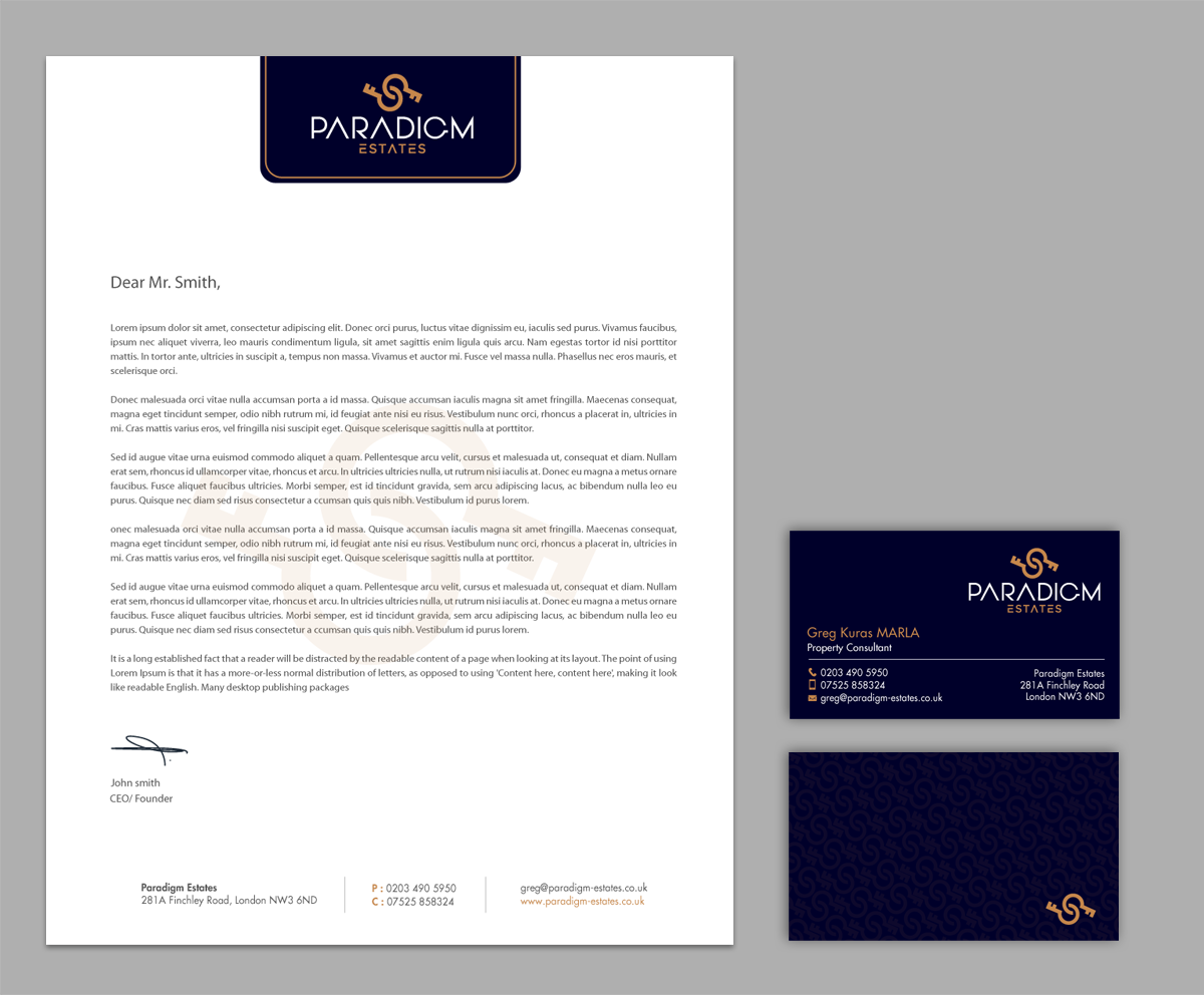 Stationery Design by chandrayaan.creative for Plasso | Design #14449213