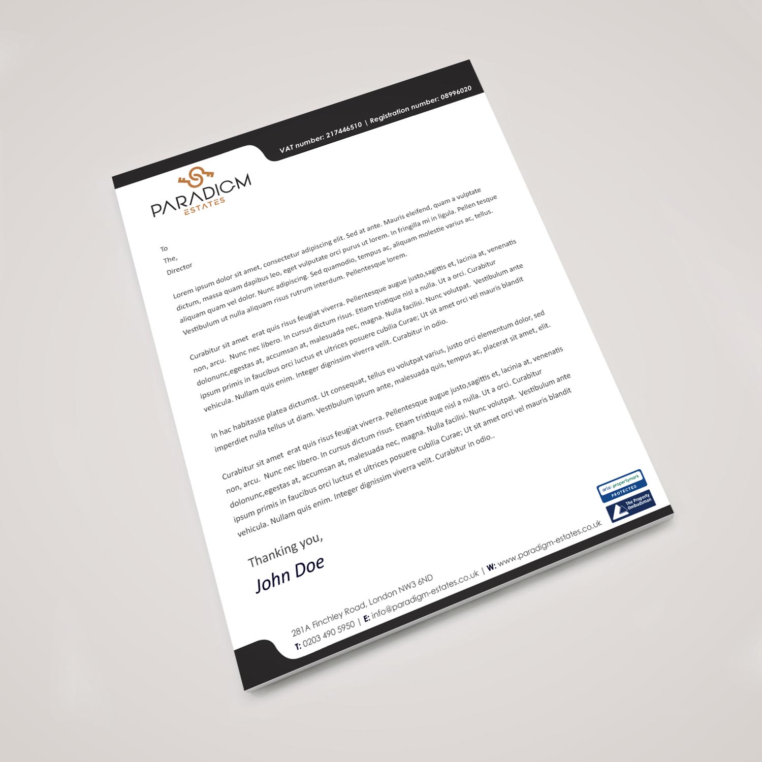 Stationery Design by Creative Jiniya for Plasso | Design #14460560