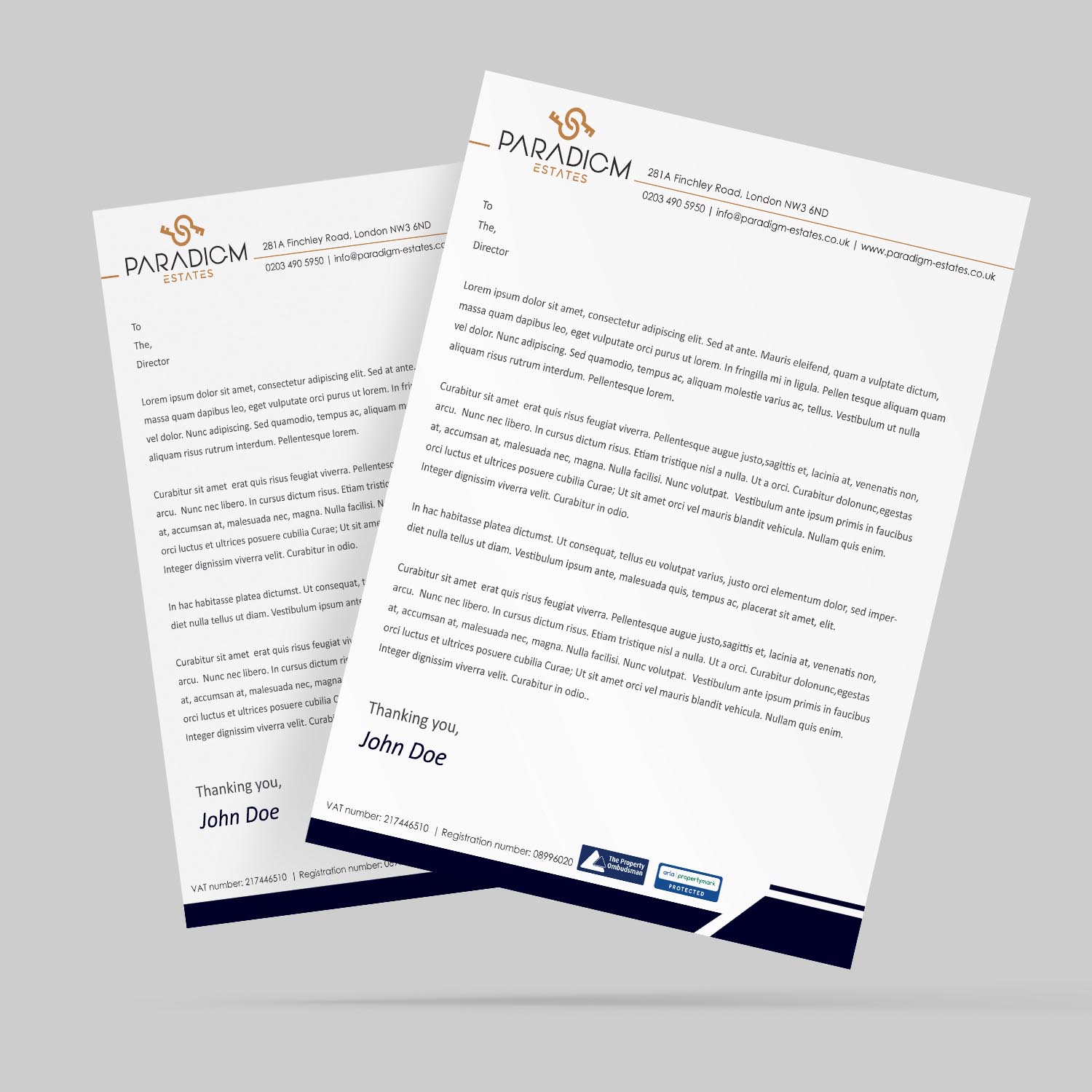 Stationery Design by Creative Jiniya for Plasso | Design #14465153