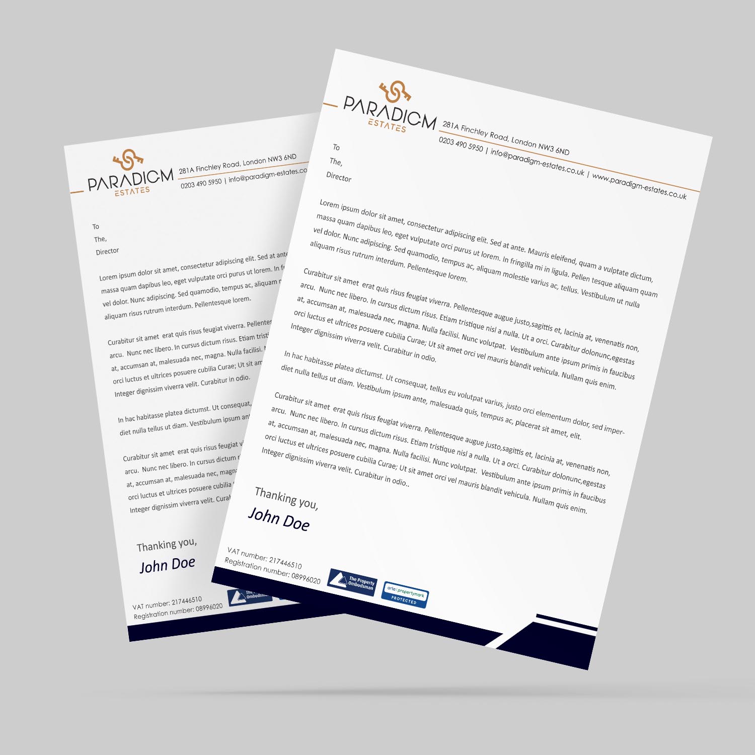 Stationery Design by Creative Jiniya for Plasso | Design #14465154