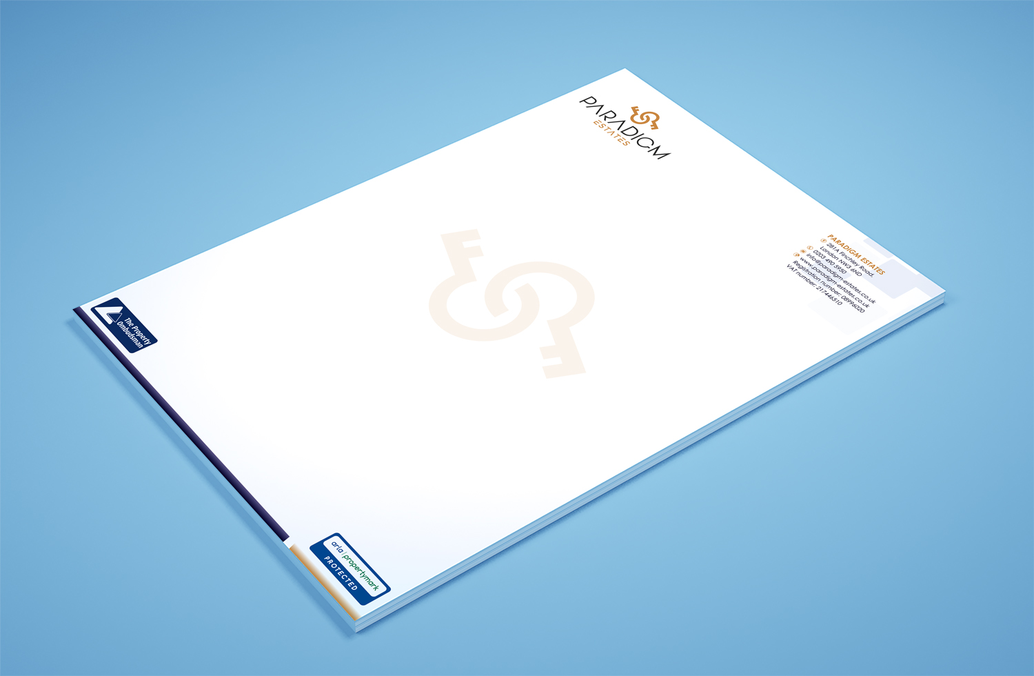 Stationery Design by Petter Goms for Plasso | Design #14461917