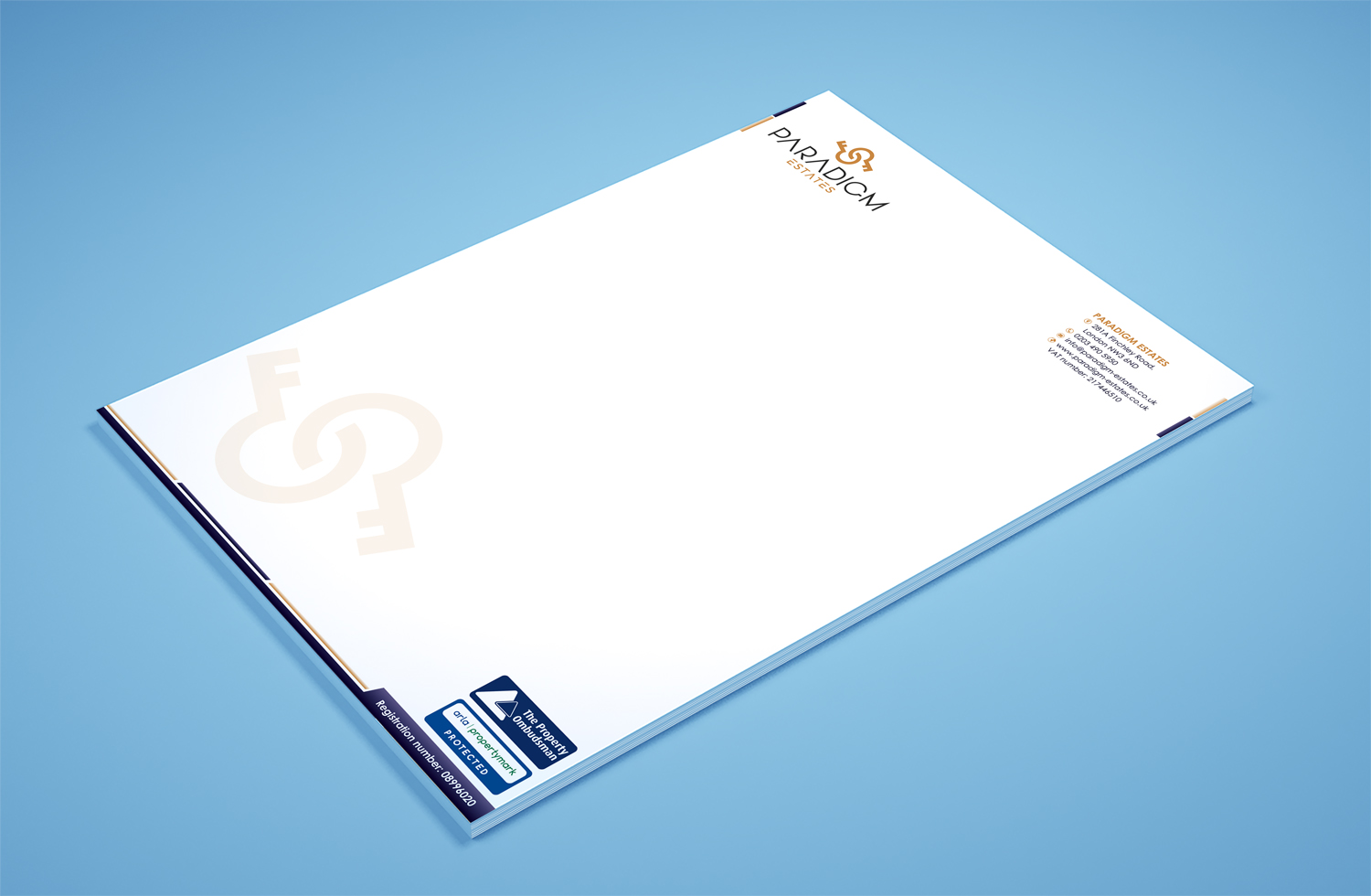 Stationery Design by Petter Goms for Plasso | Design #14463891