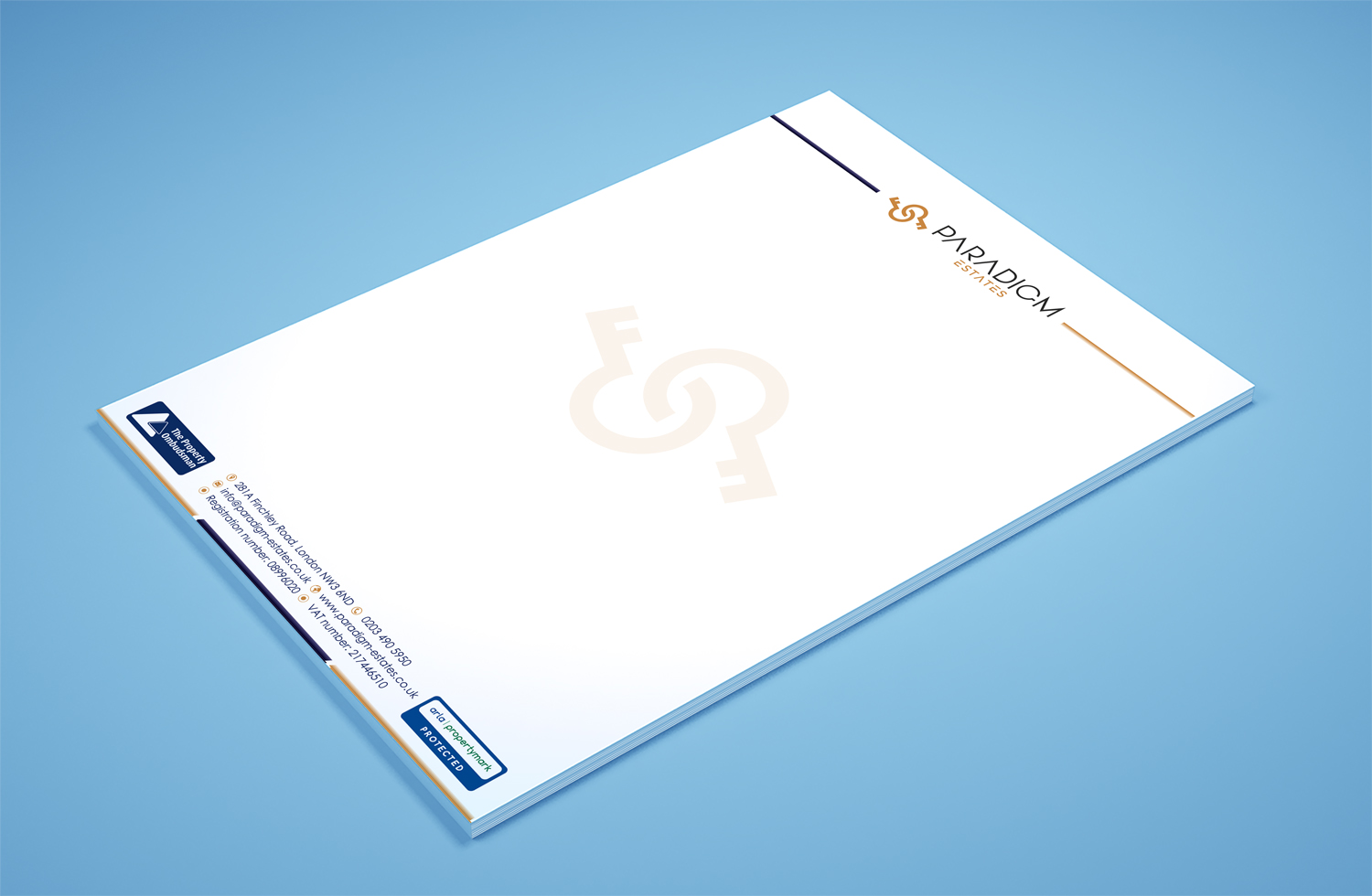 Stationery Design by Petter Goms for Plasso | Design #14464259