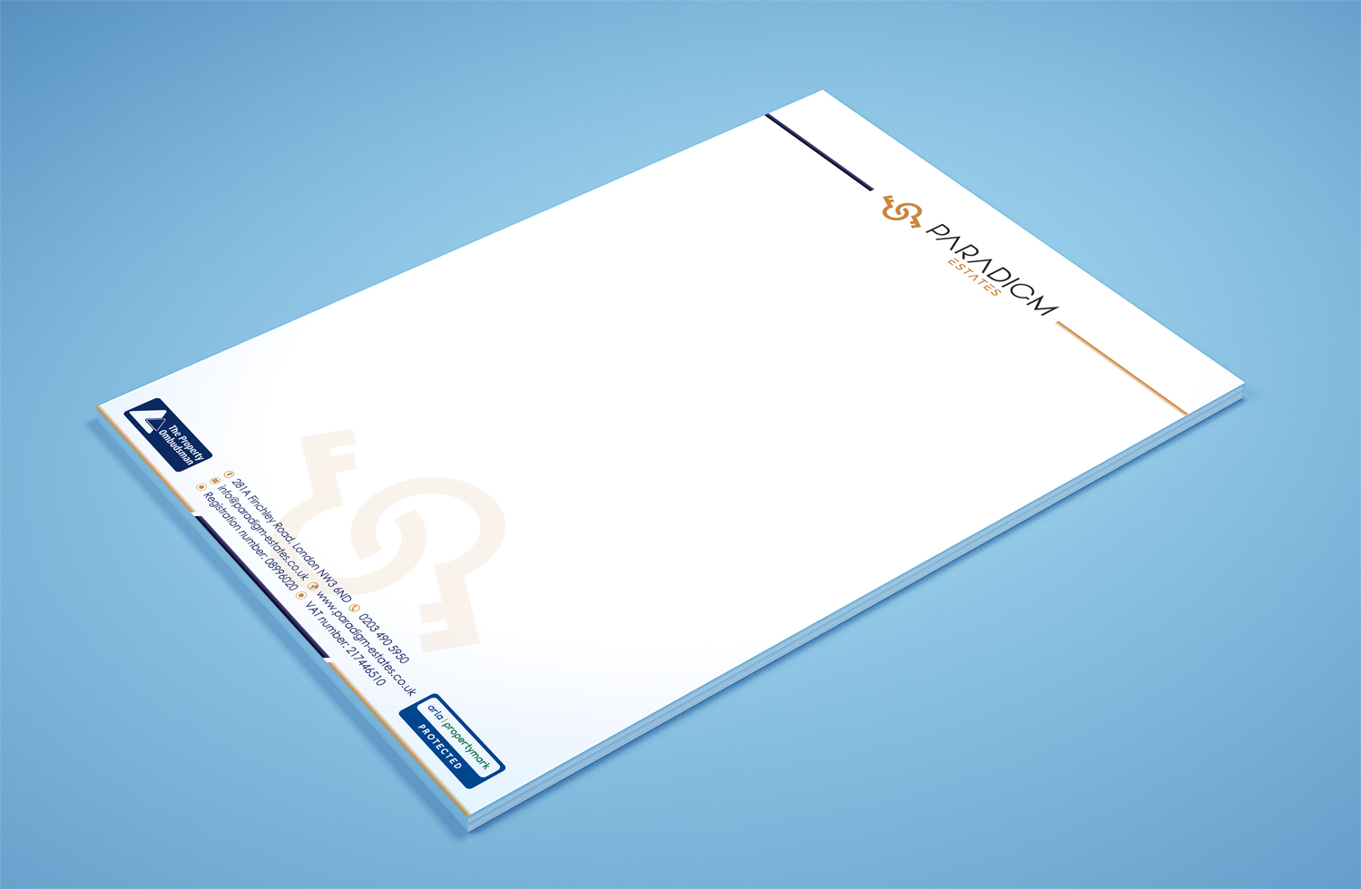 Stationery Design by Petter Goms for Plasso | Design #14464260