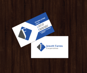 Business Card Design by JK18 for Jowett Farms Corporation  | Design: #14472168