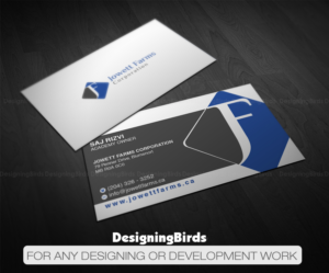 Business Card Design by Designing Birds for Jowett Farms Corporation  | Design: #14478712