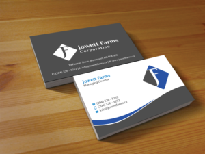 Business Card Design by Creations Box 2015 for Jowett Farms Corporation  | Design: #14449803
