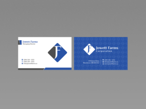 Business Card Design by Creations Box 2015 for Jowett Farms Corporation  | Design: #14449808