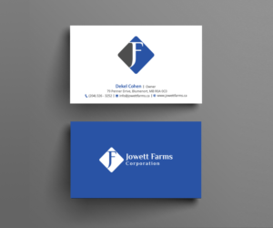 Business Card Design by Right_D for Jowett Farms Corporation  | Design: #14467805