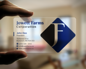 Business Card Design by Brand aid for Jowett Farms Corporation  | Design: #14445534
